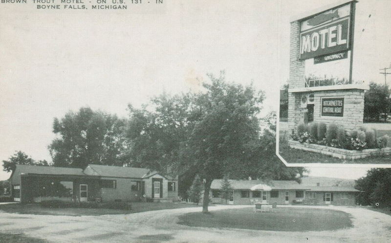 Brown Trout Motel - Vintage Postcard (newer photo)